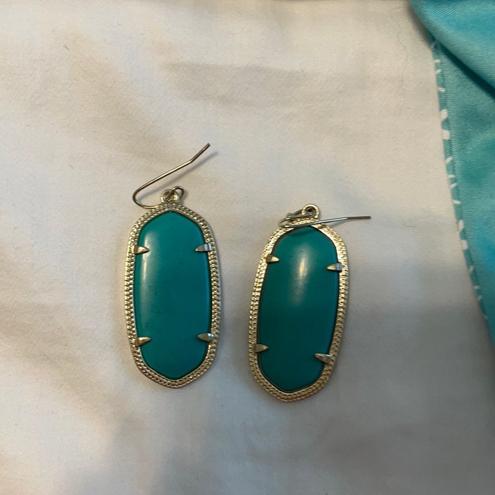 turquoise kendra scott earrings